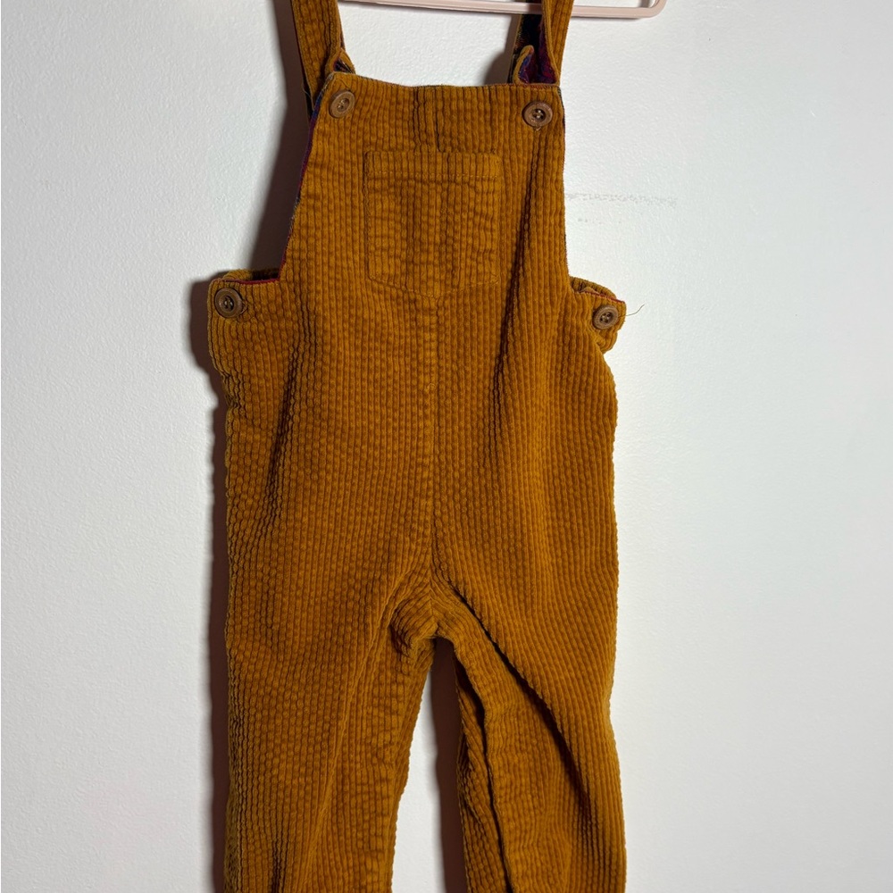 Tahari Kids Golden Corduroy Overalls